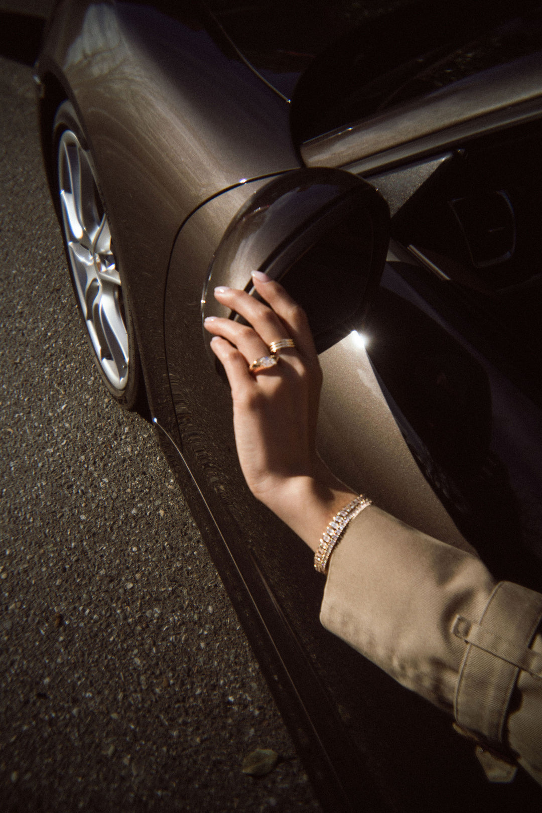 Marquise Cut Diamond East-West Cruise Ring