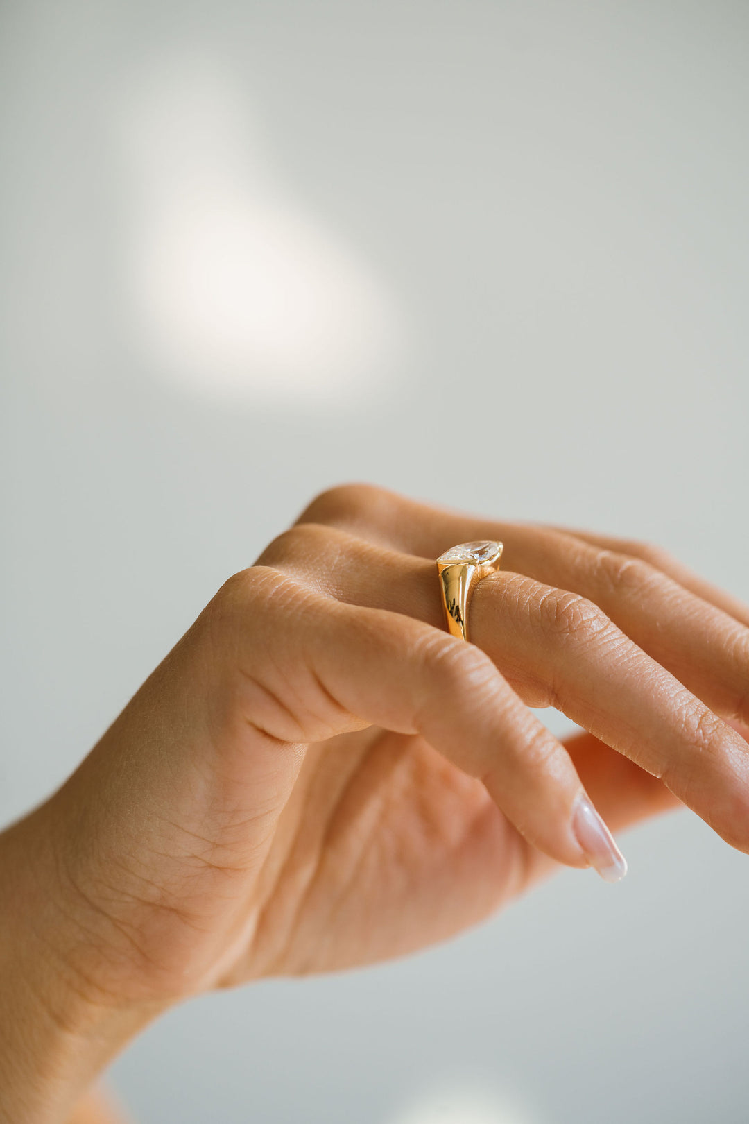Marquise Cut Diamond East-West Cruise Ring