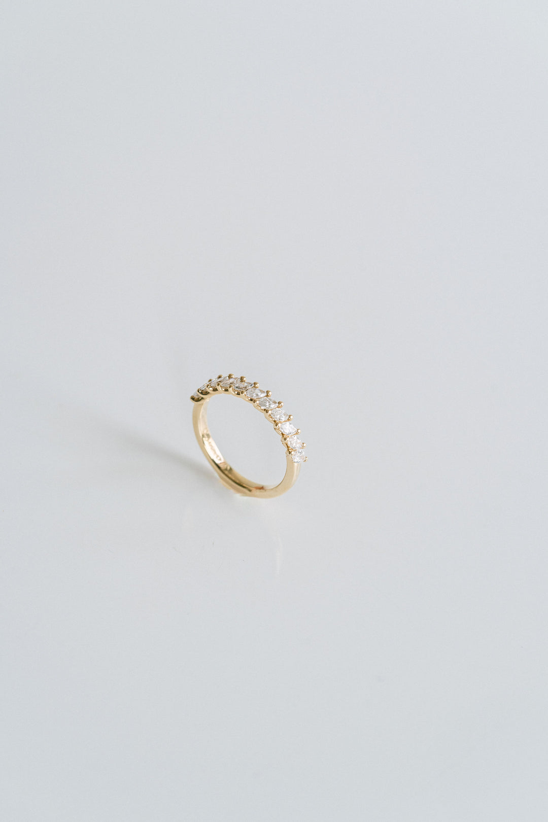 Marquise Diamond Scallop Band