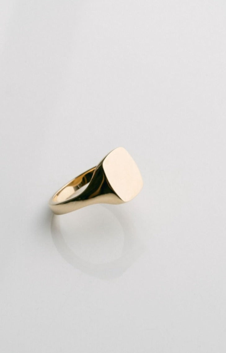 Rectangular Mens Signet Ring – Cavalier Gastown - Main Image