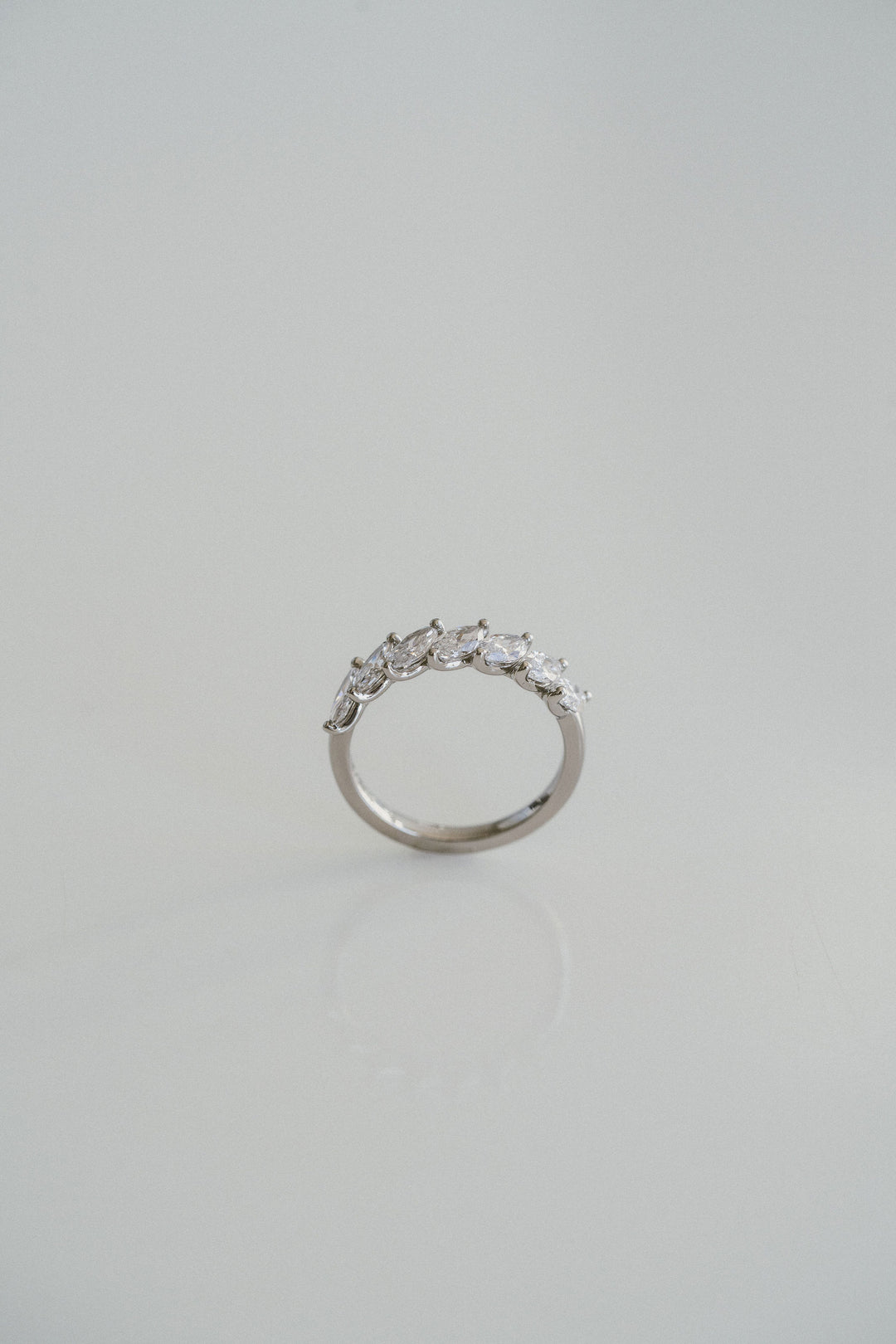 Marquise Diamond Scallop Band