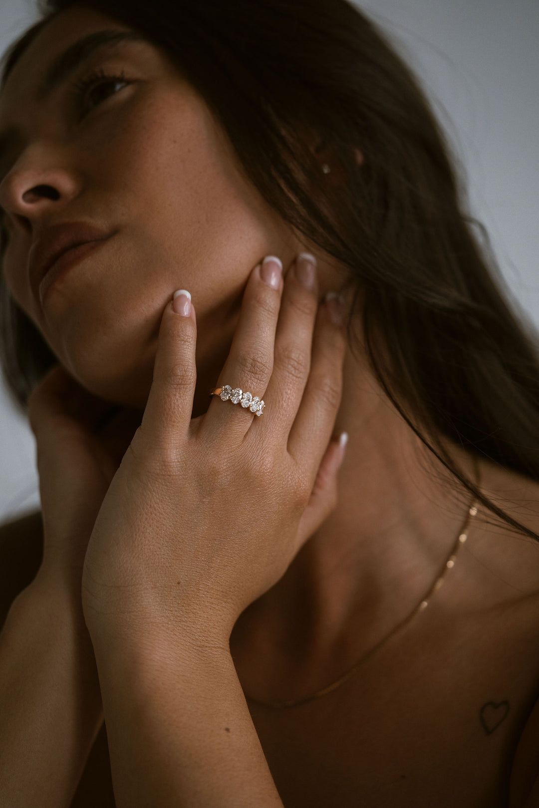 Oval Diamond Band