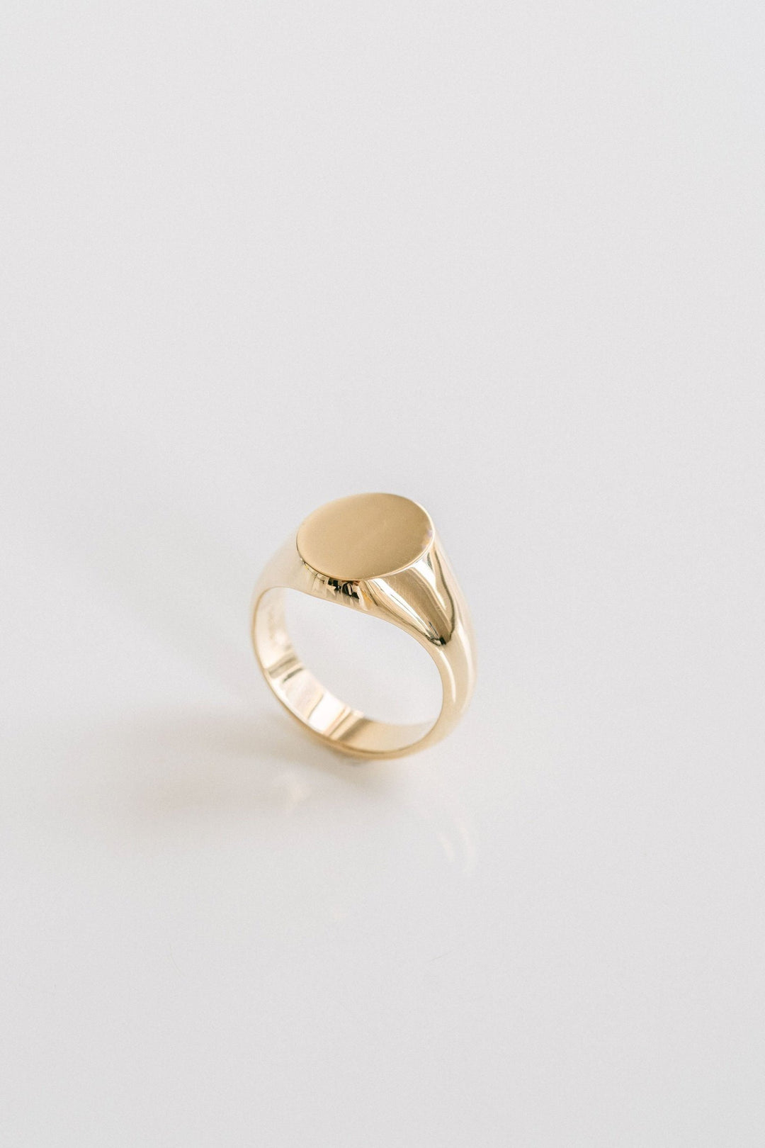 Oval Mens Signet Ring