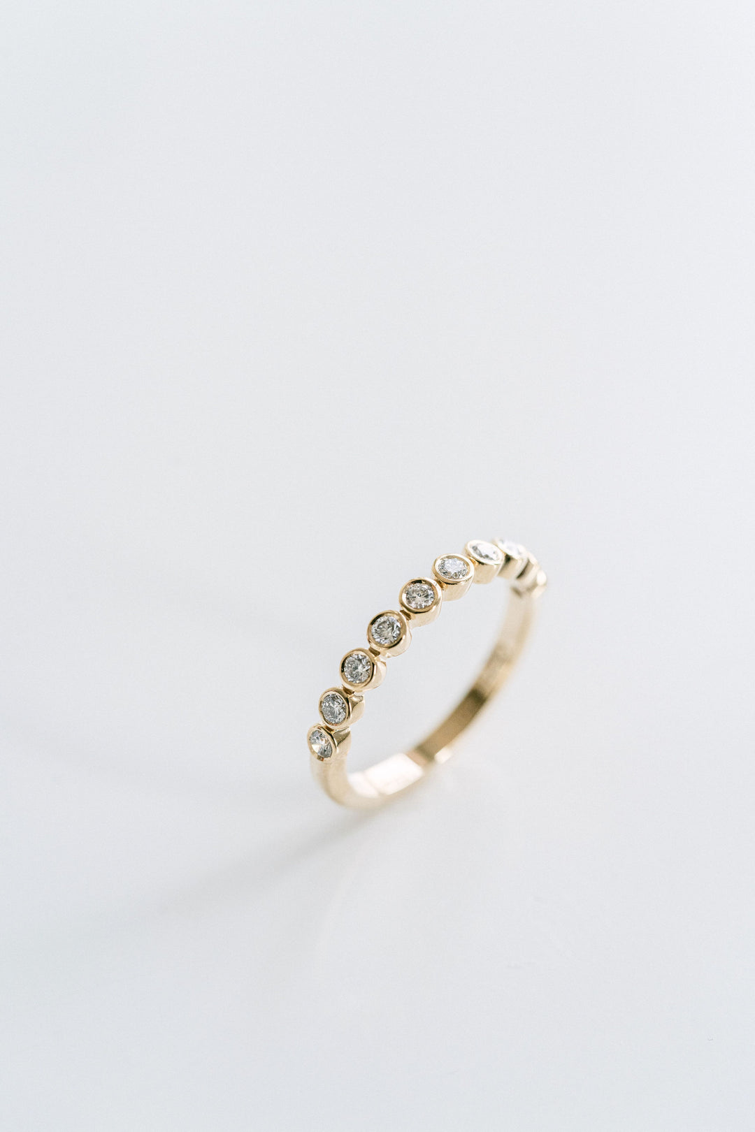 Round Bezel Diamond Band