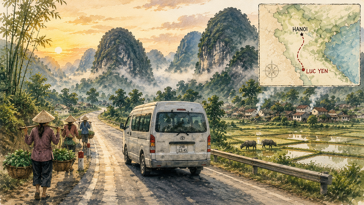 The Luc Yen Morning Market