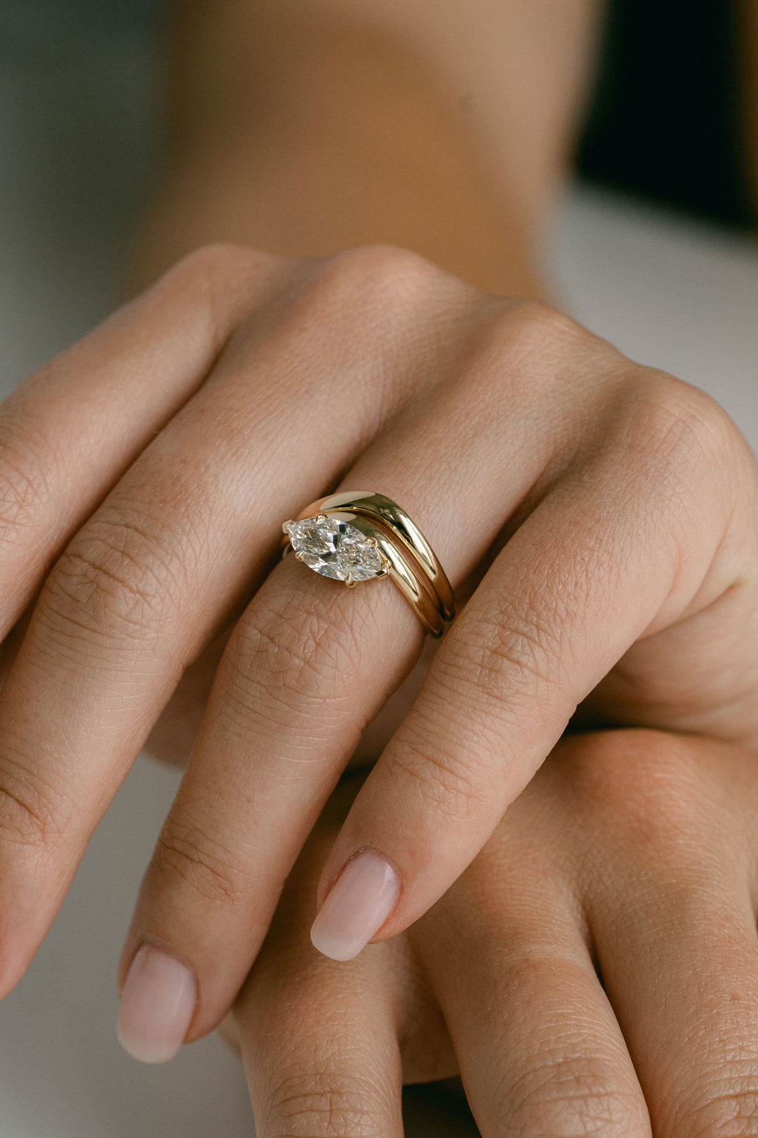 Marquise Cut Diamond Adiago Engagement Ring - Cavalier Spring Bridal 2024