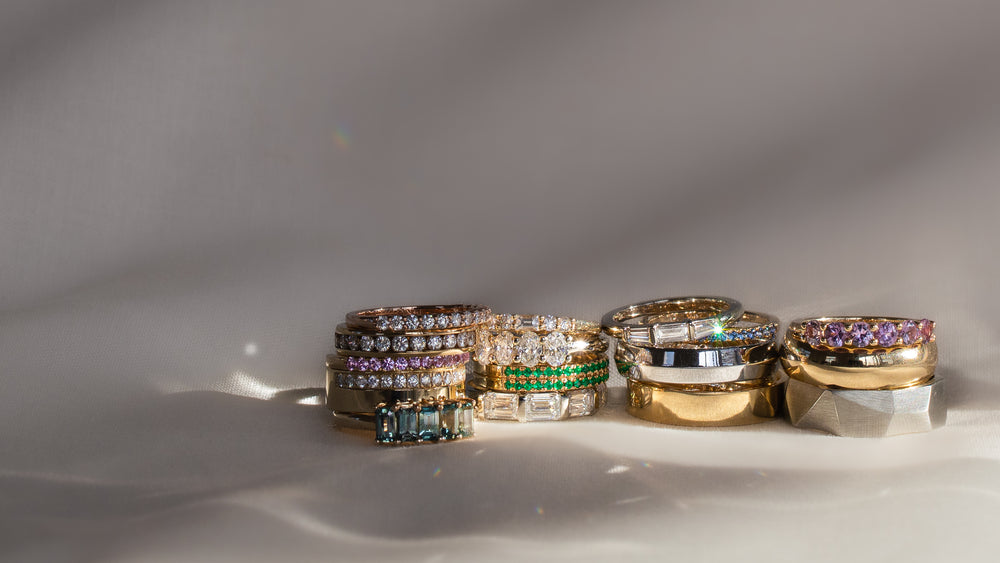 Cavalier Fine Jewelry Diamond, Gemstone and Gold Wedding Bands