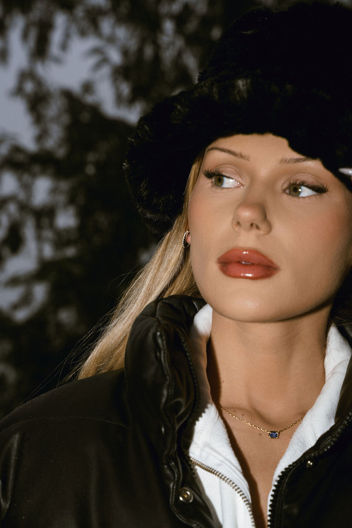 Cee Studs With Diamond Pavé