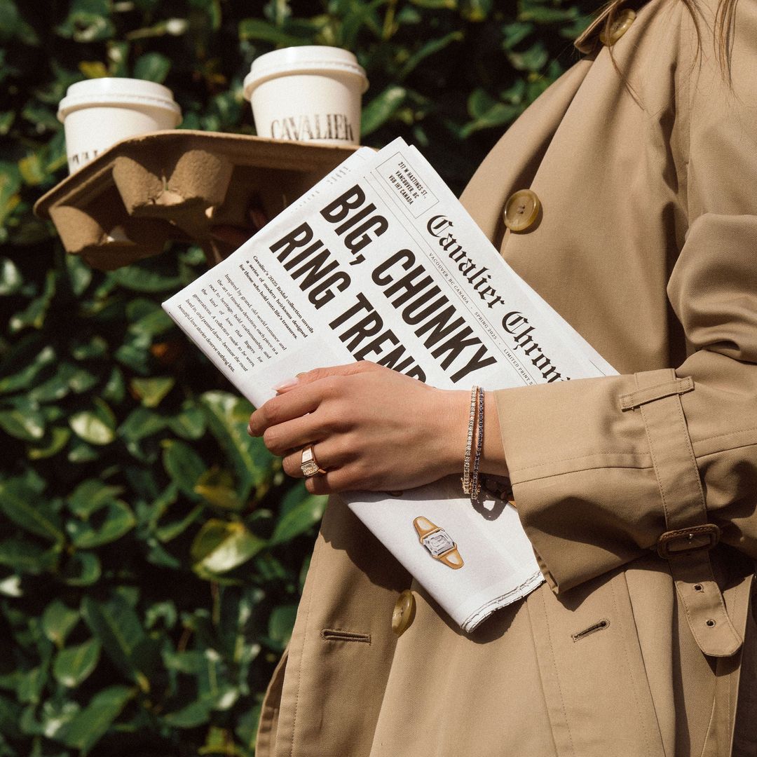 Emerald Cut Diamond Half Bezel Manor Ring