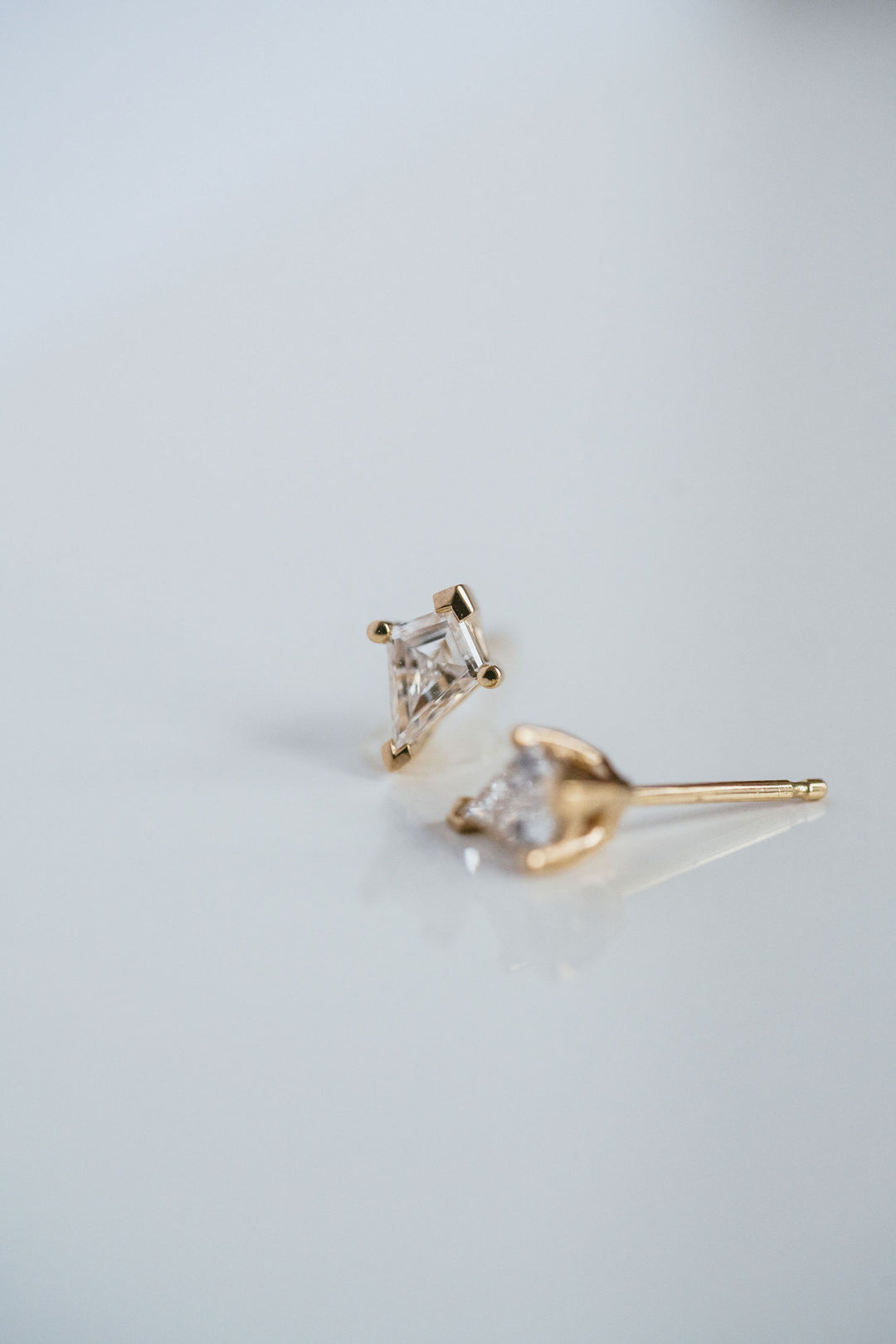 Kite Shape Diamonds Studs