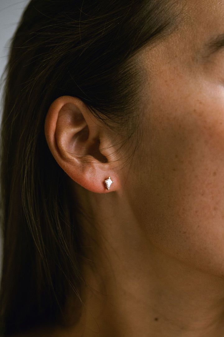 Kite Shape Diamonds Studs