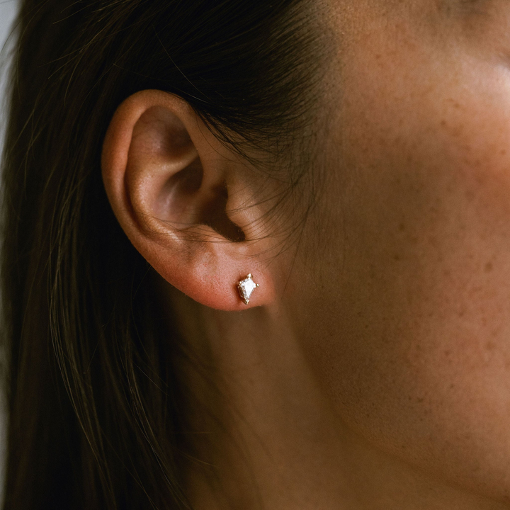 Kite Shape Diamonds Studs