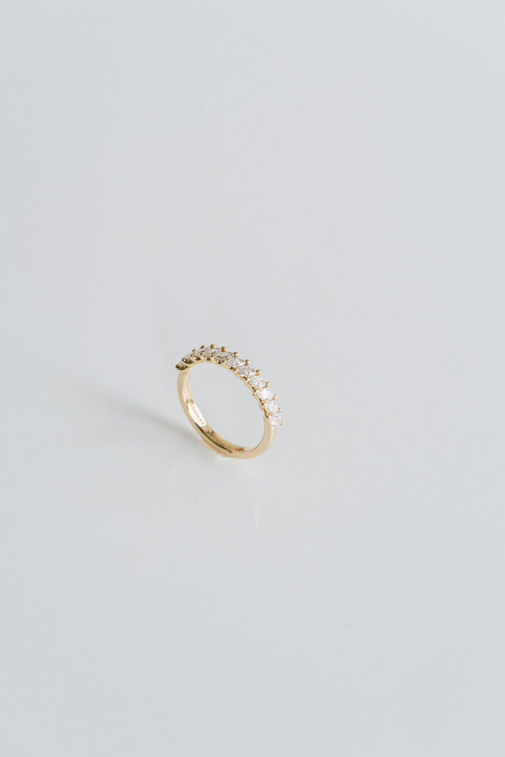 Marquise Diamond Scallop Band