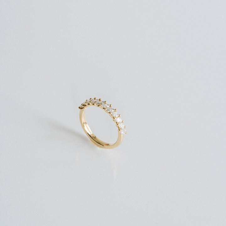 Marquise Diamond Scallop Band
