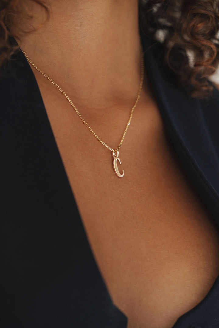 Cavalier Letter Pendants