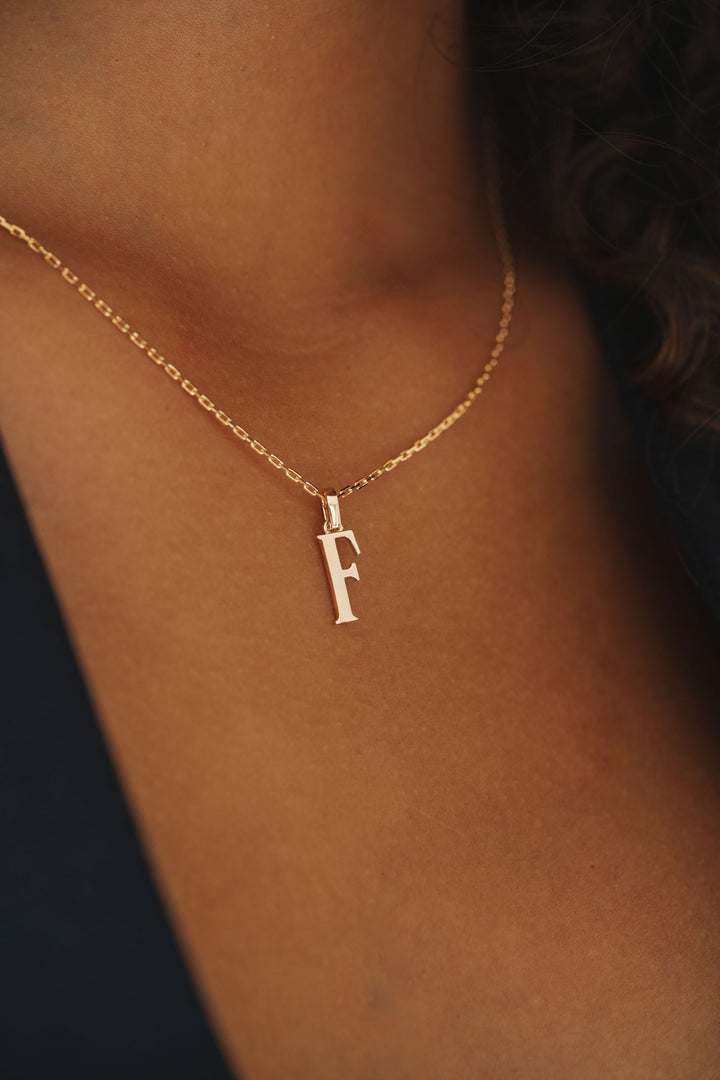 Cavalier Letter Pendants