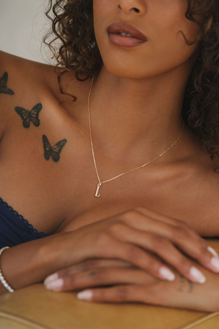 Cavalier Letter Pendants