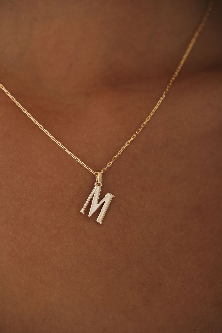 Cavalier Letter Pendants