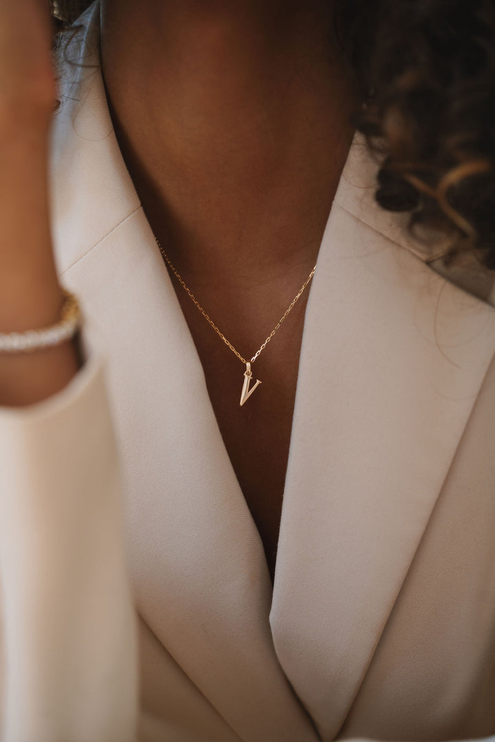 Cavalier Letter Pendants