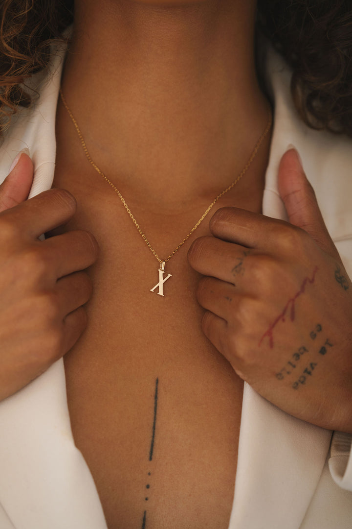 Cavalier Letter Pendants