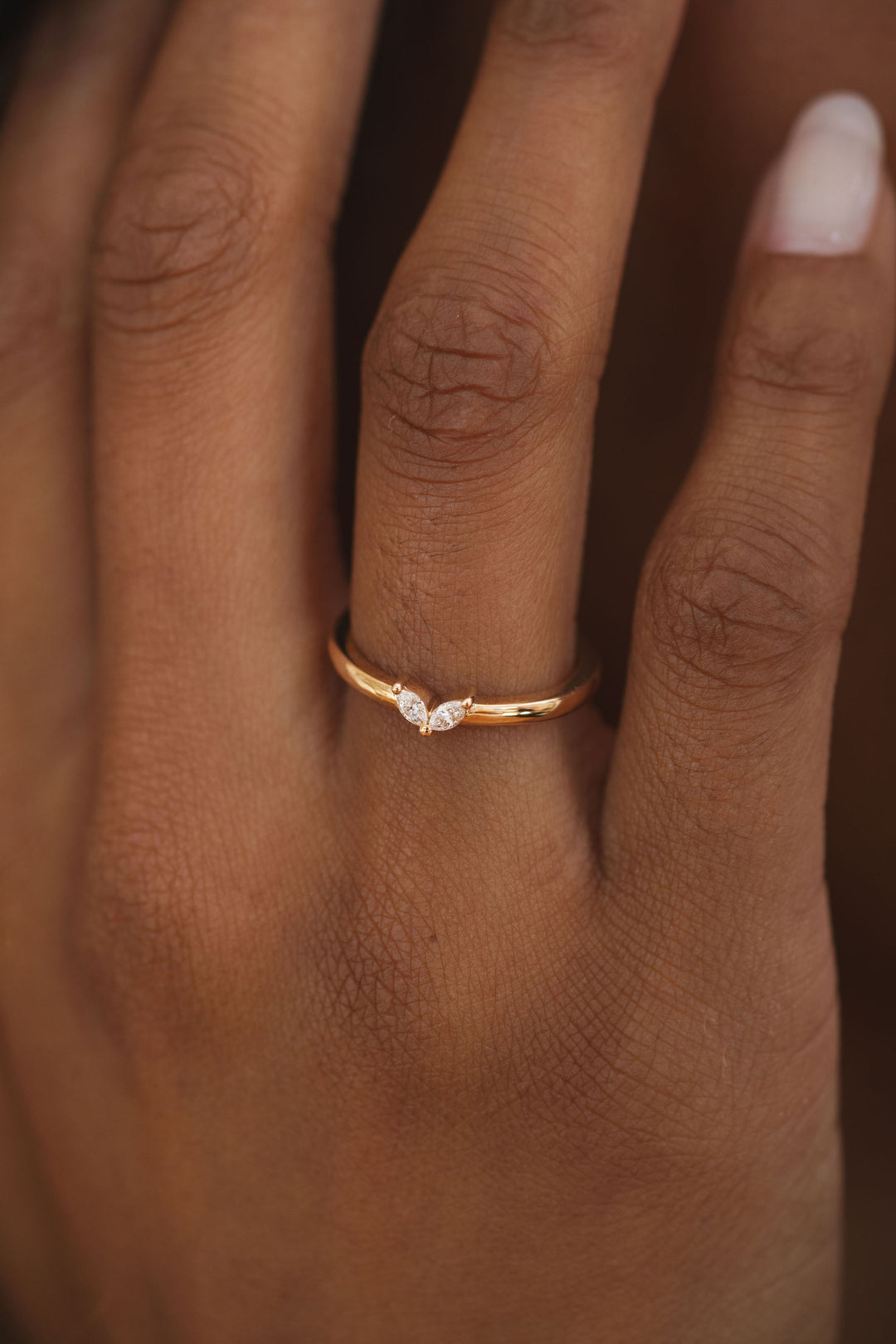 Double Marquise Diamond Band