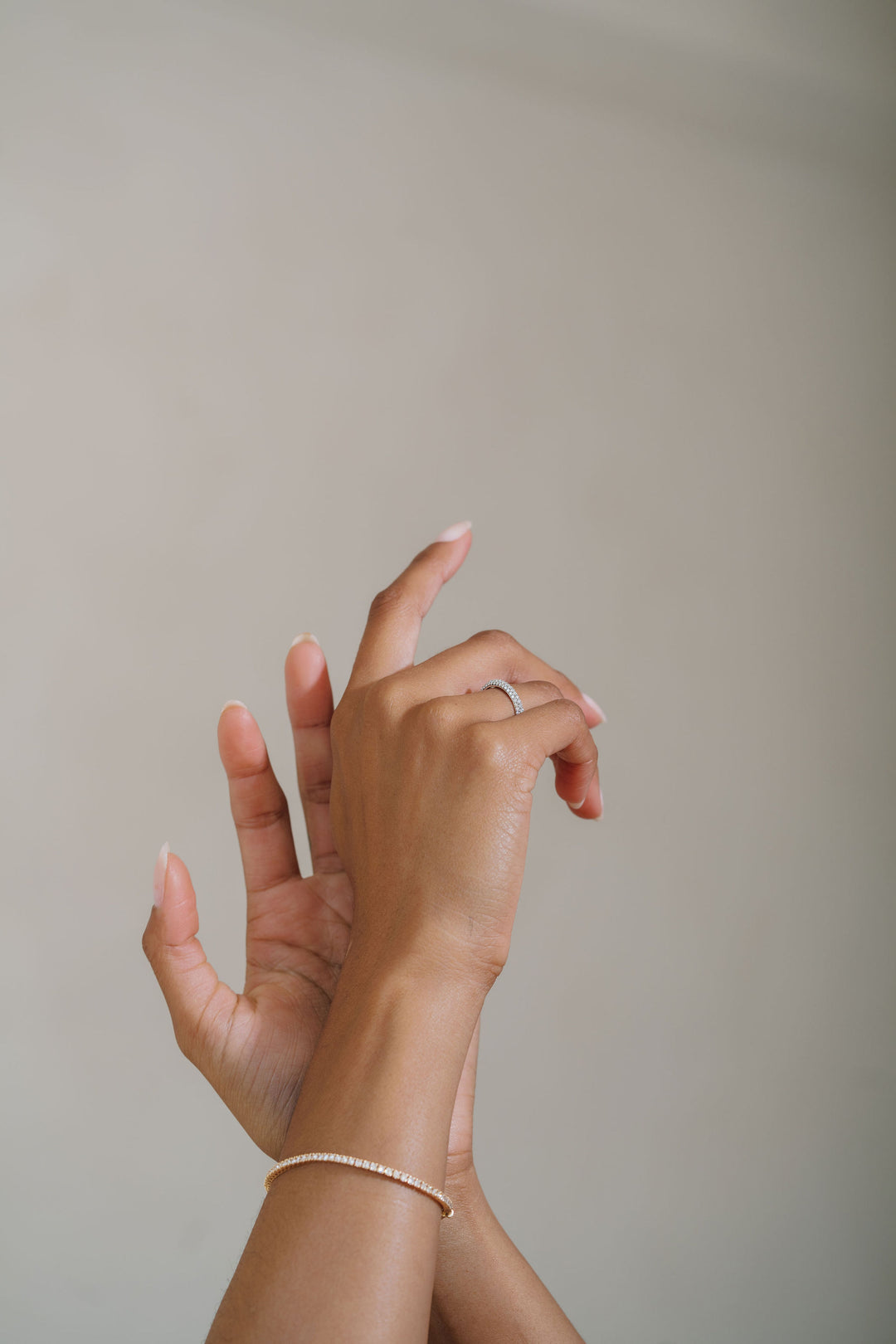 Domed Micropavè Band