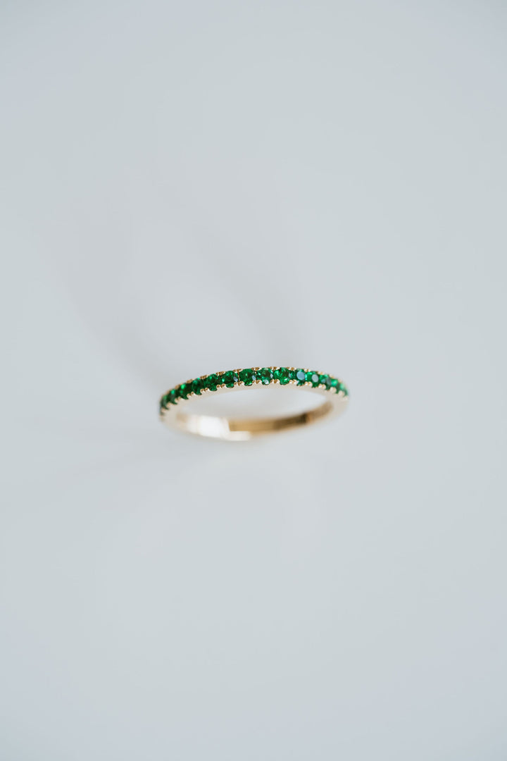 Emerald Pavè Band - 1.8mm
