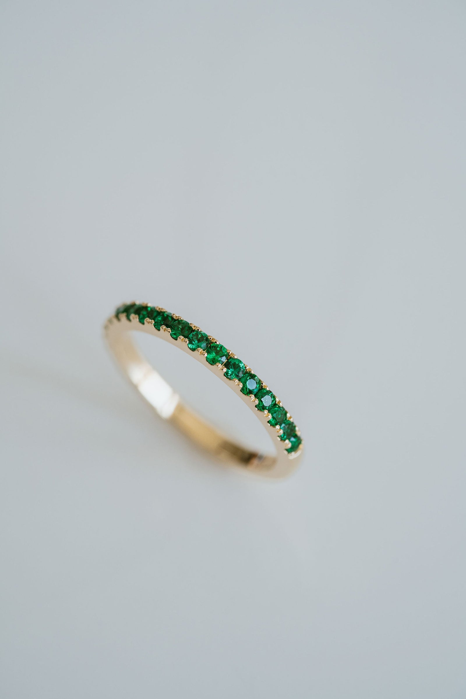 Emerald Pavè Band - 1.8mm