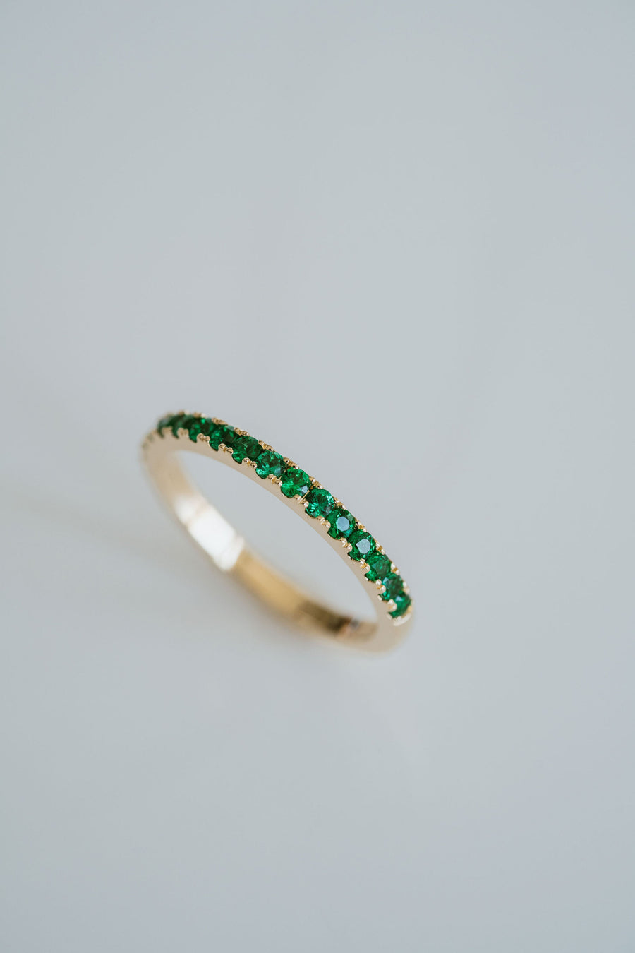 Emerald Pavè Band - 1.8mm