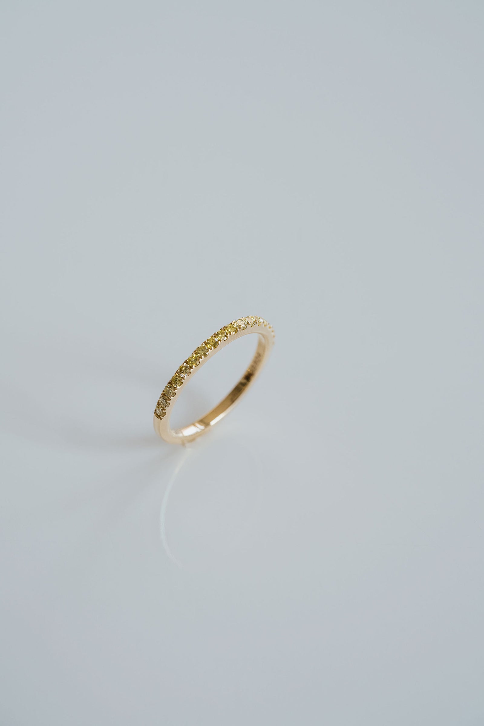 Yellow Diamond Pavè Band - 1.8mm