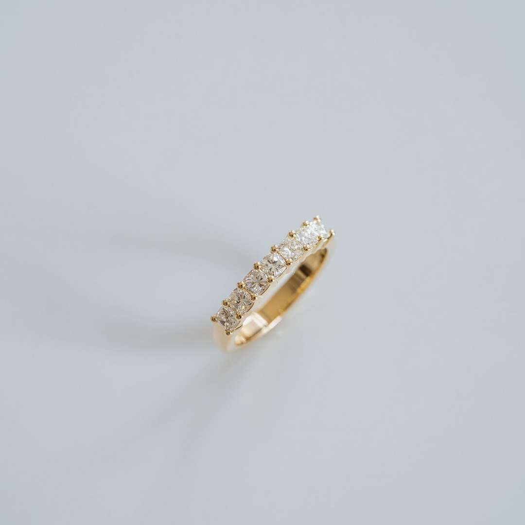 Square Cushion Cut Diamond Band