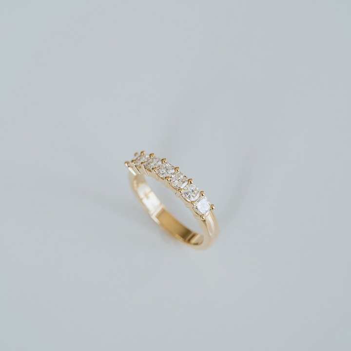 Square Cushion Cut Diamond Band