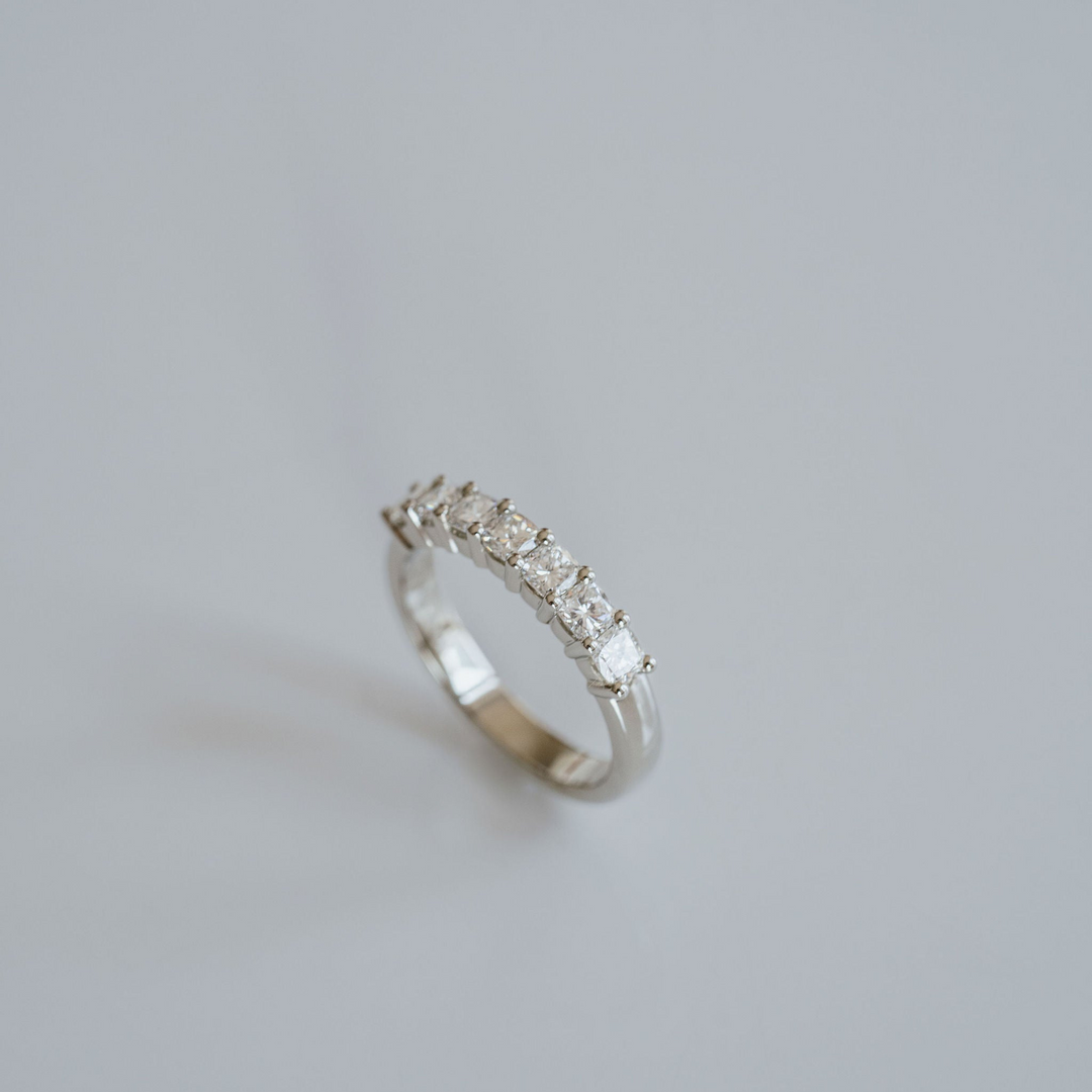 Square Cushion Cut Diamond Band