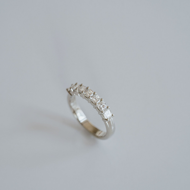 Square Cushion Cut Diamond Band