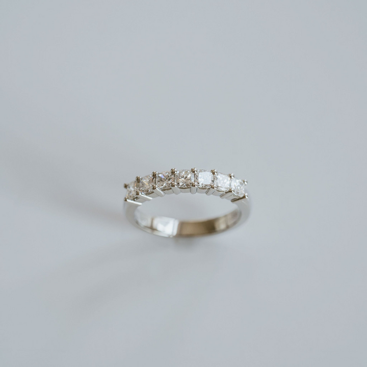Square Cushion Cut Diamond Band