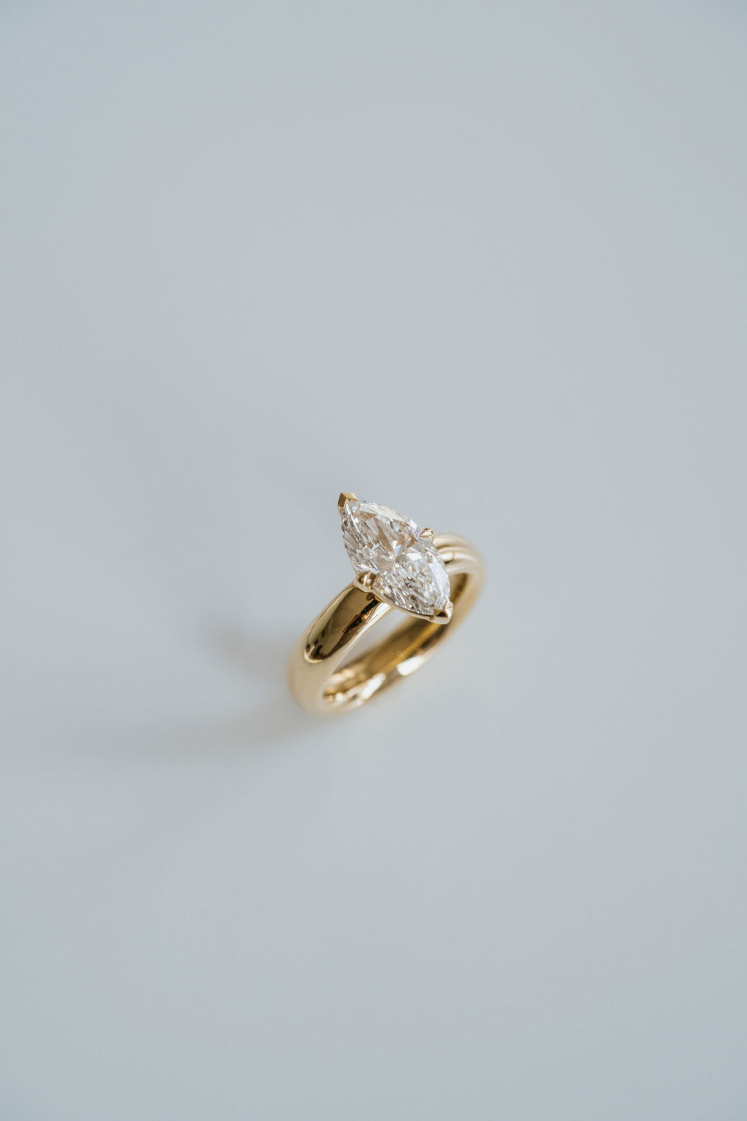 Marquise Diamond Promenade Ring