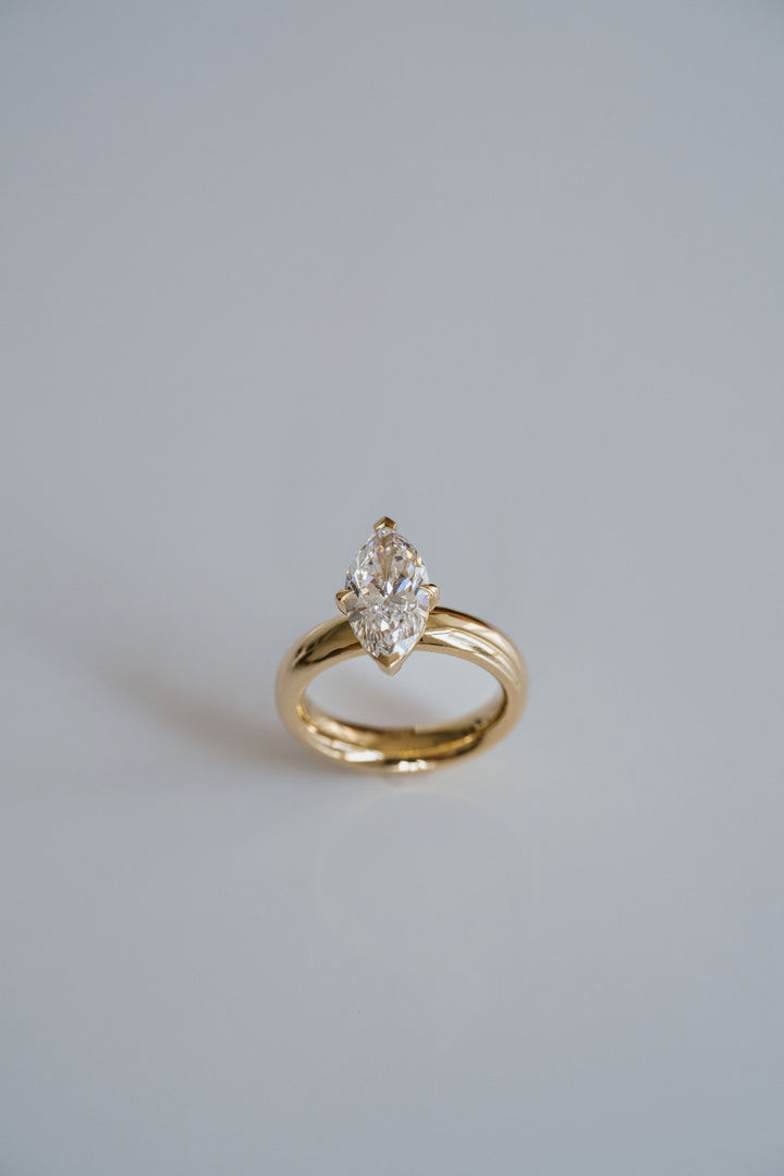 Marquise Diamond Promenade Ring