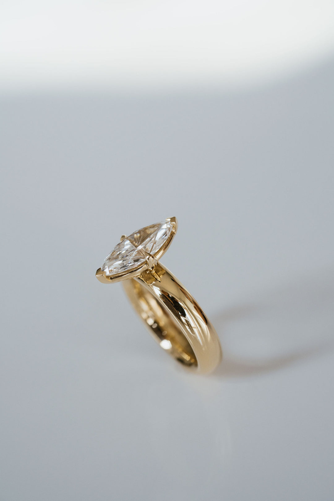 Marquise Diamond Promenade Ring