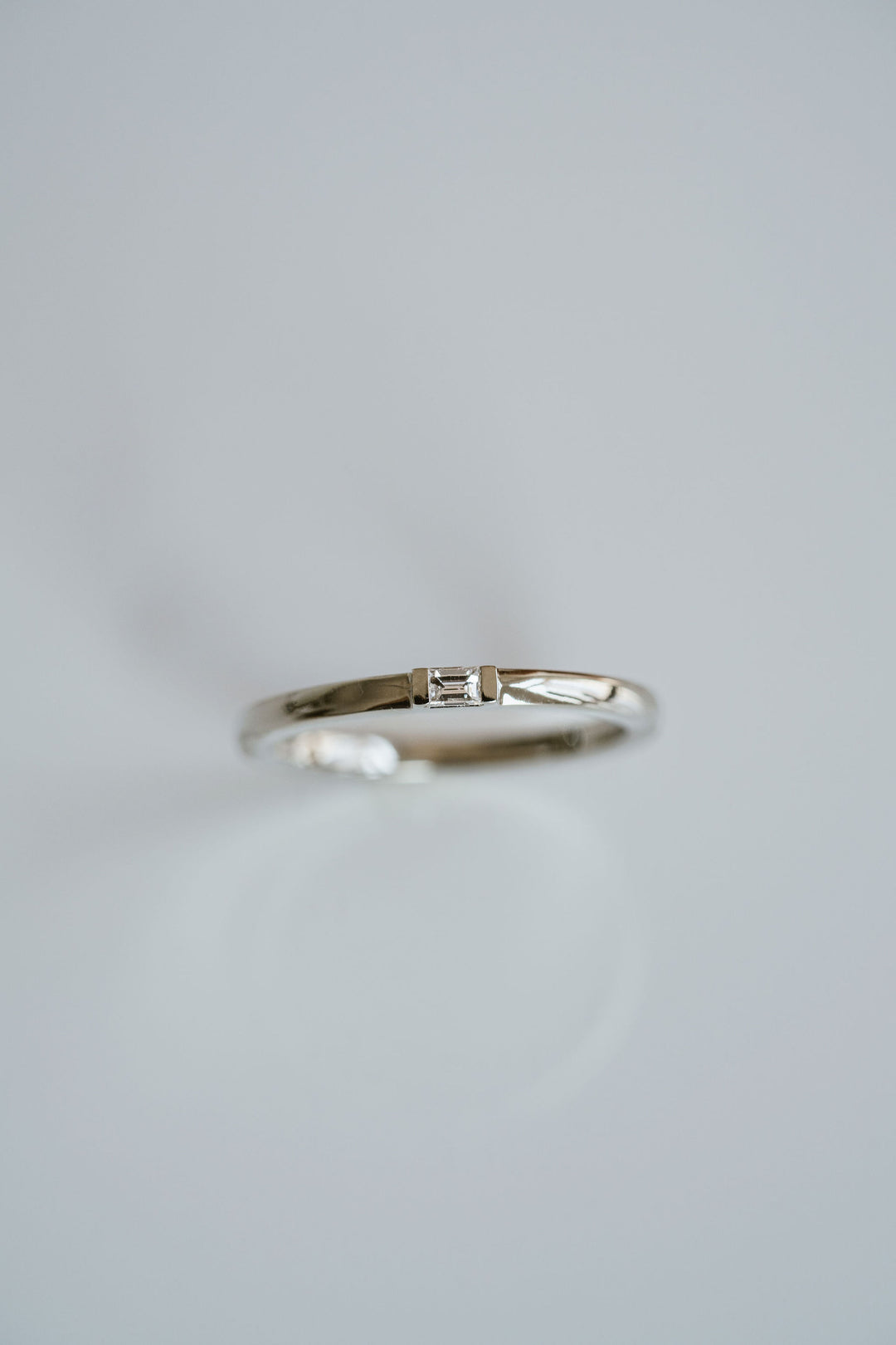 Single Baguette Diamond Band