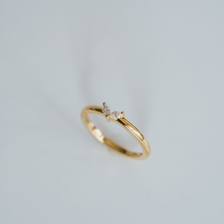 Double Marquise Diamond Band