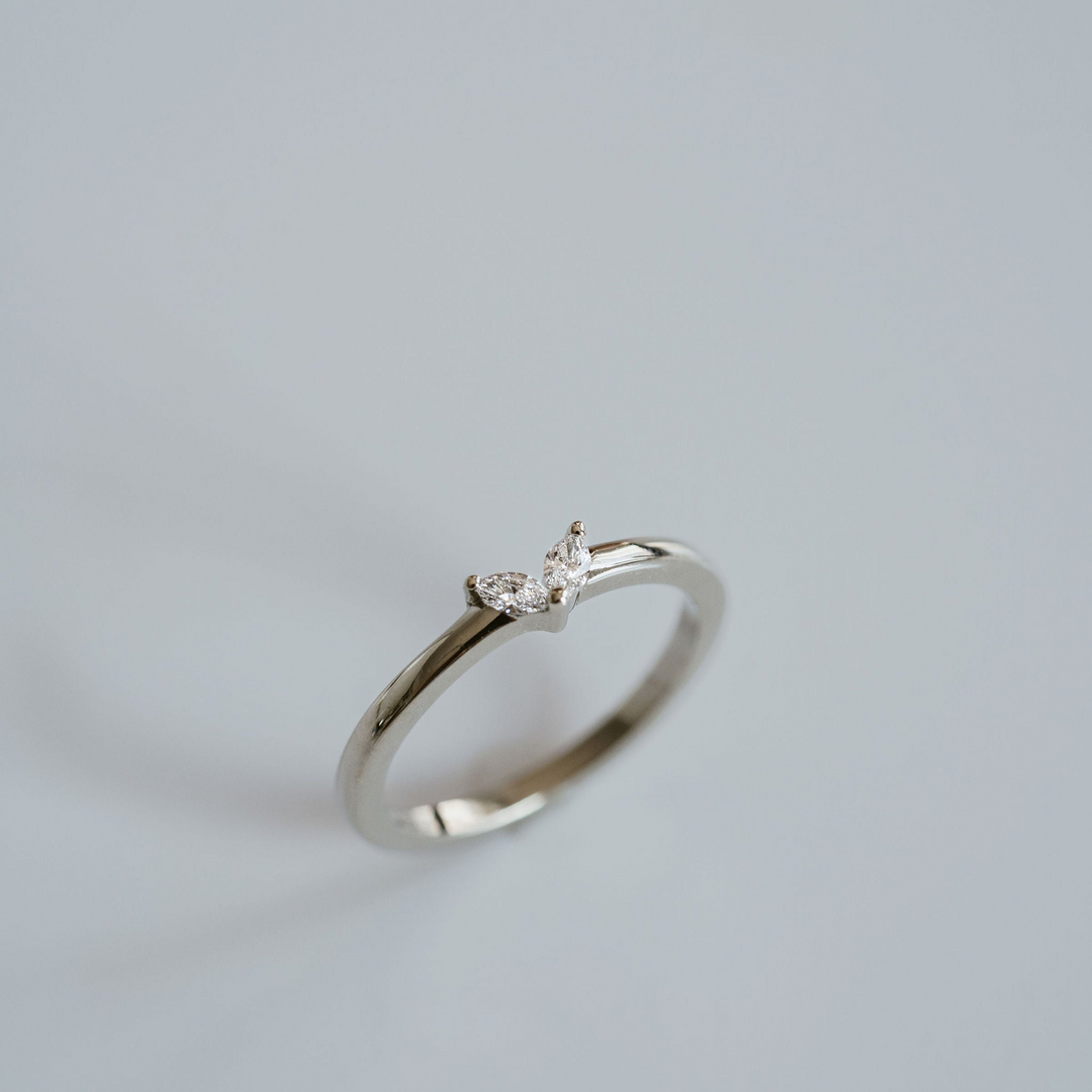 Double Marquise Diamond Band