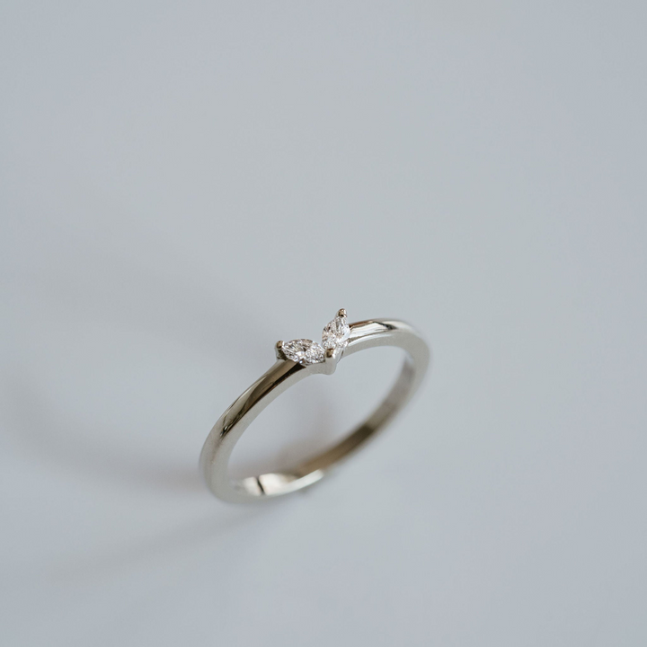 Double Marquise Diamond Band