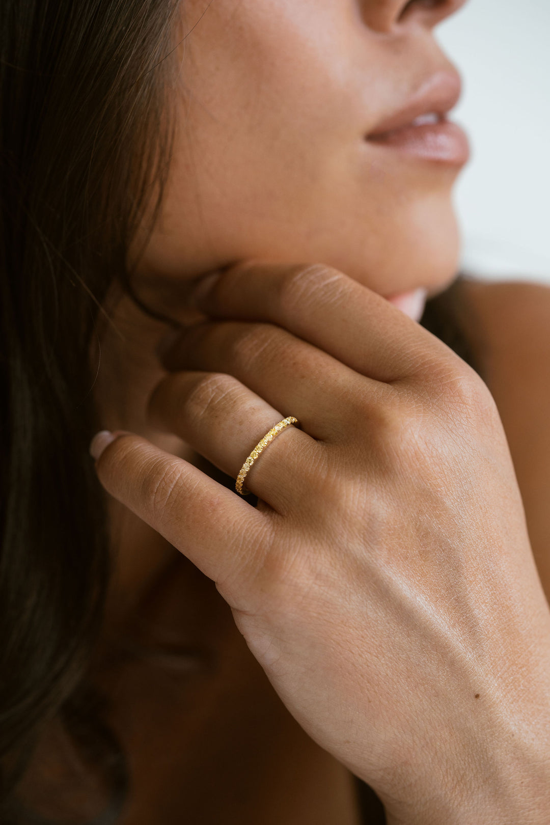 Yellow Diamond Pavè Band - 1.8mm