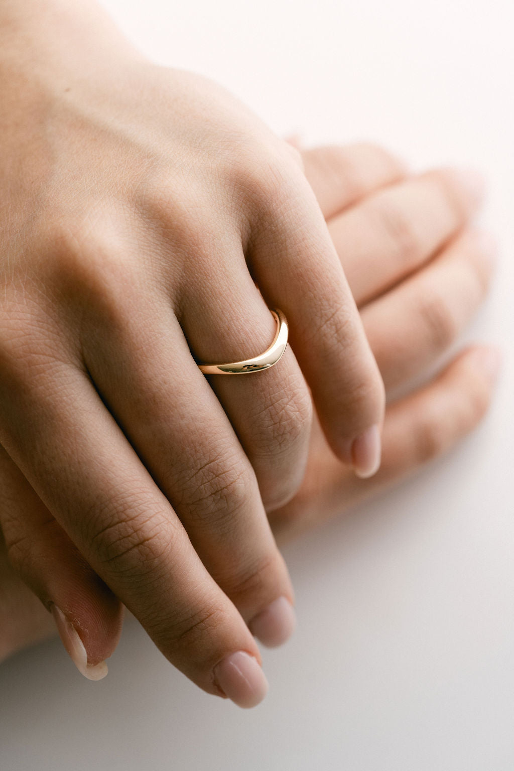 Adagio Band Cavalier Spring Bridal 2024 Collection 14k Yellow Gold Wedding Band