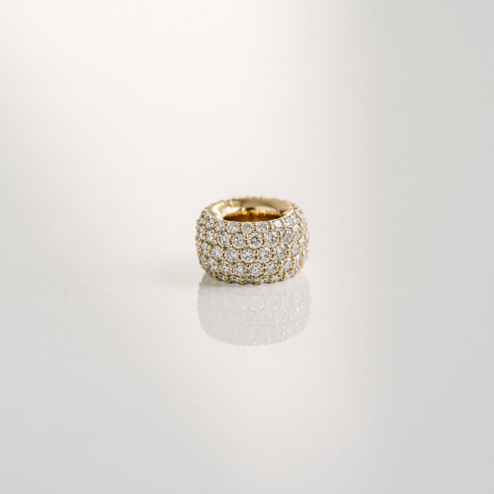 Diamond Pavé Round Torus Pendant