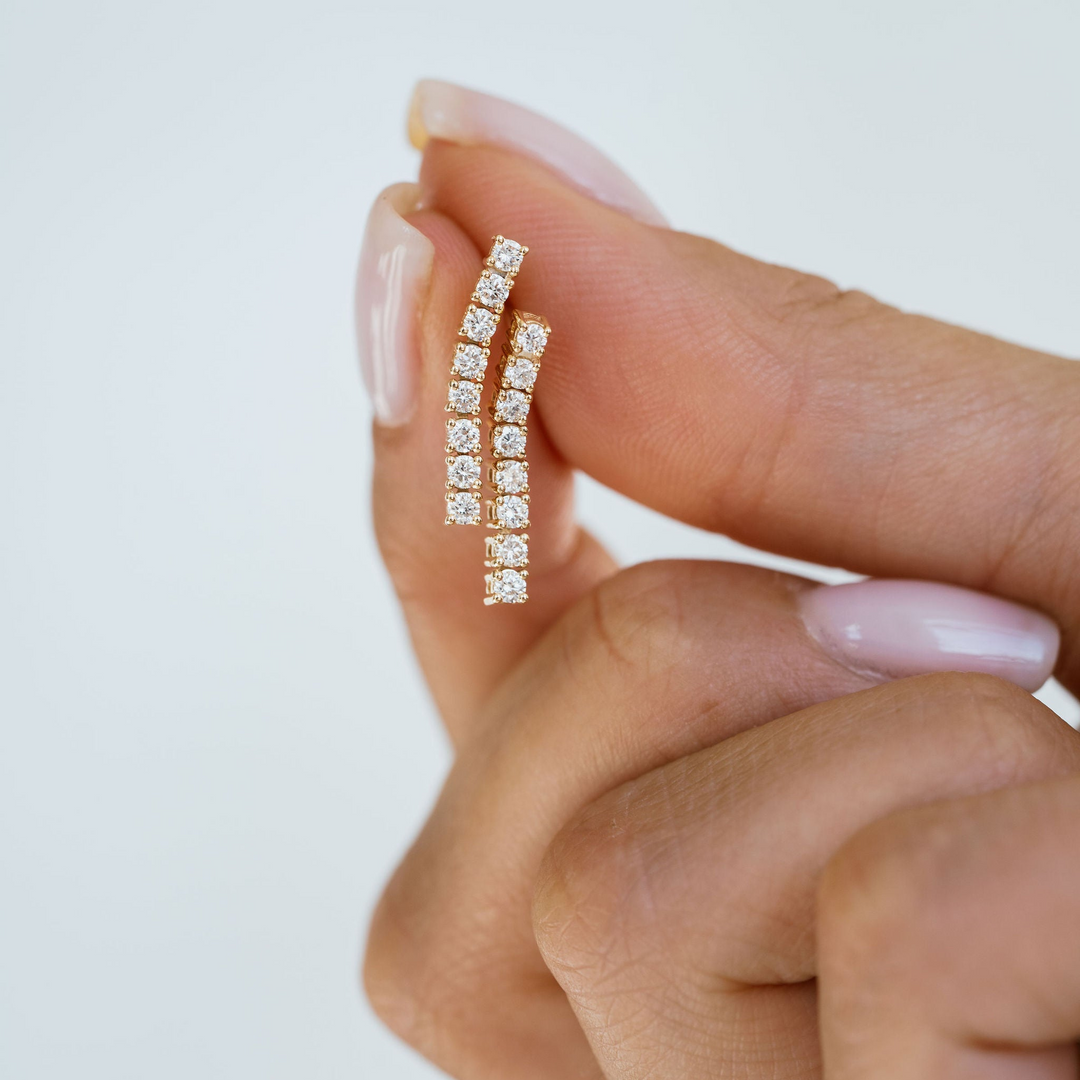 Diamond Courtside Earrings