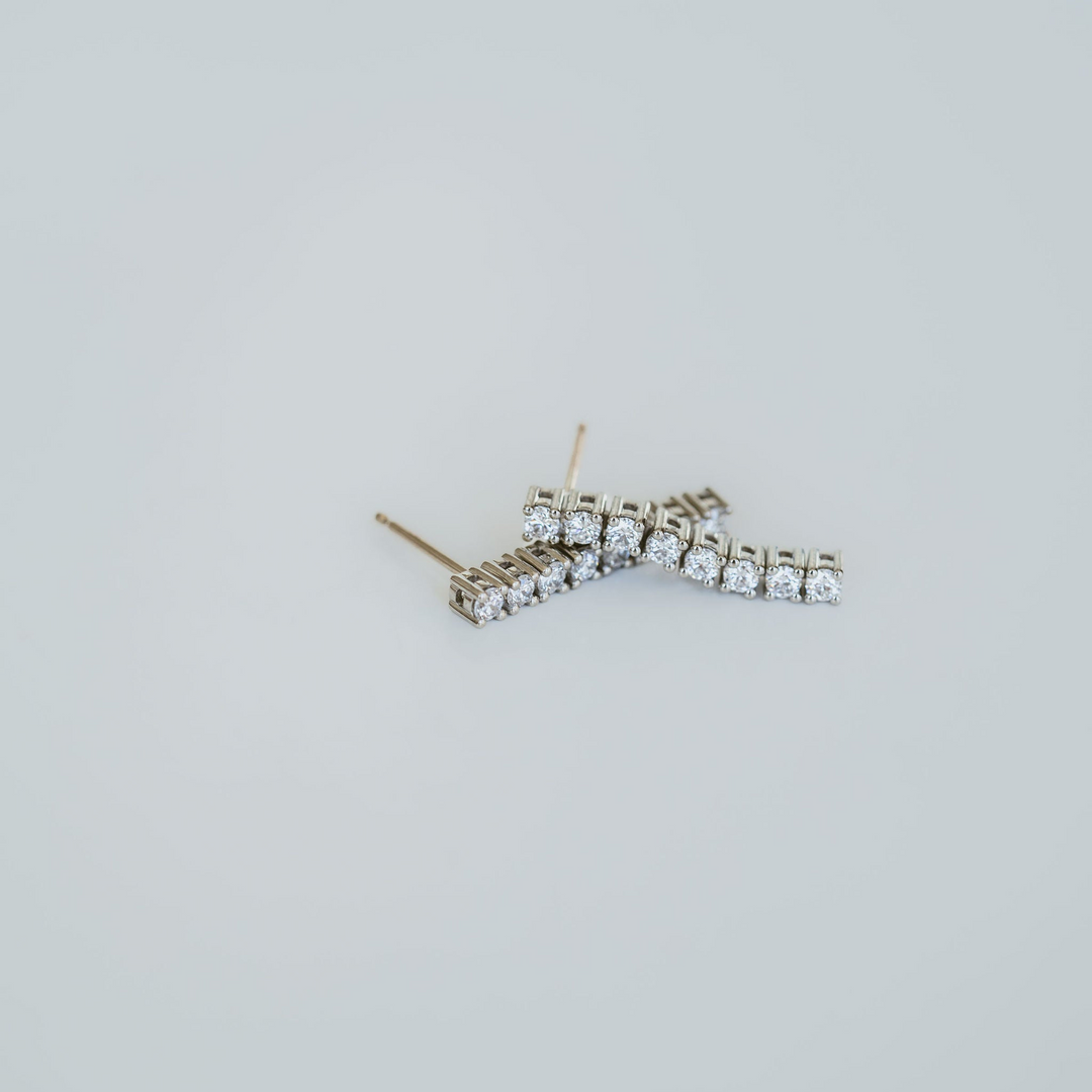 Diamond Courtside Earrings