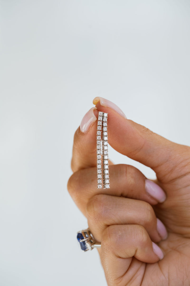 Diamond Courtside Earrings