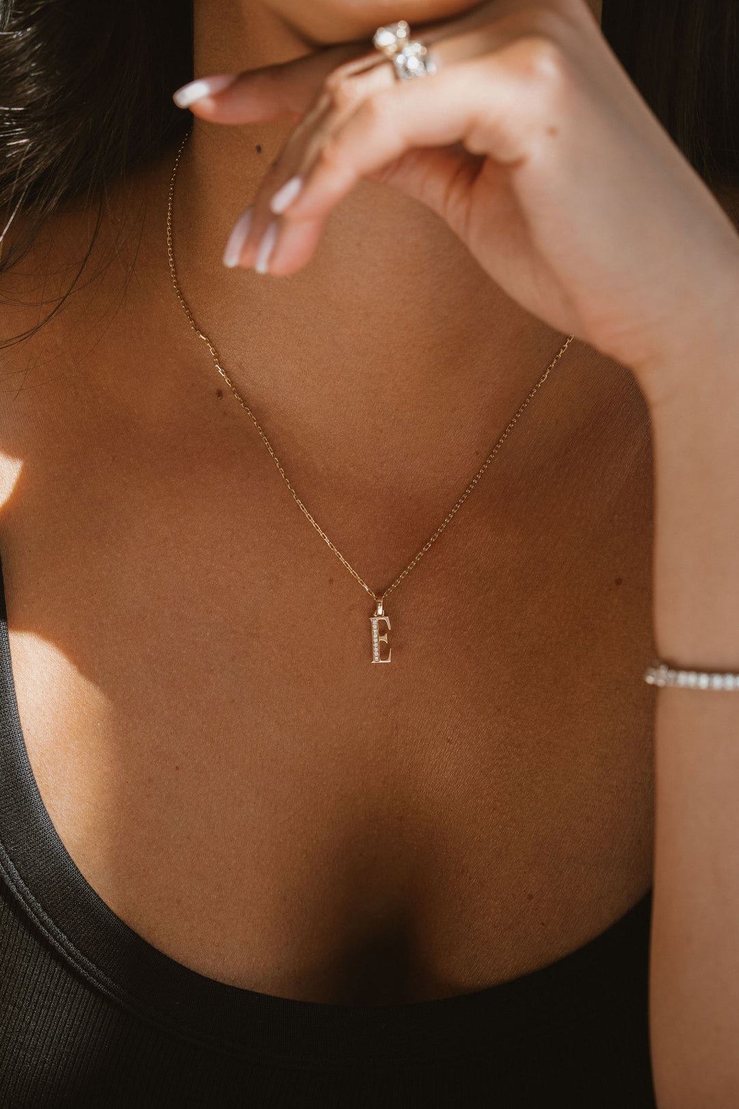 Cavalier Letter Pendants