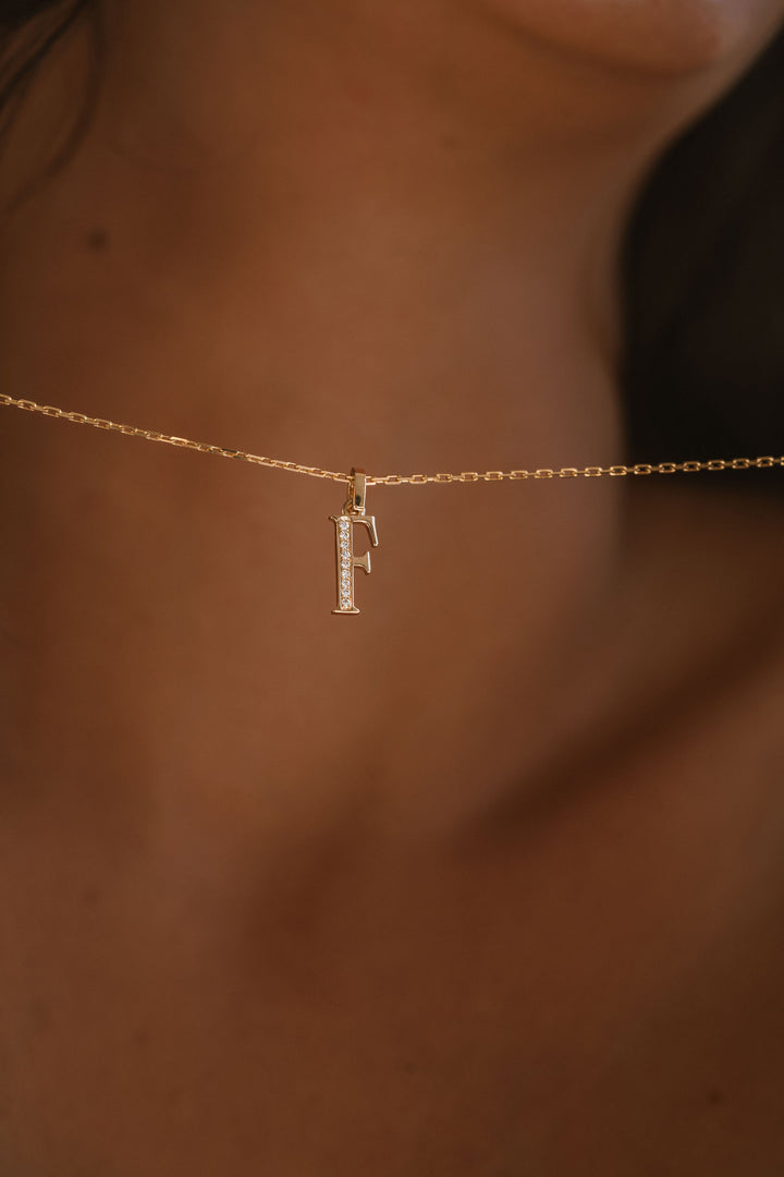 Cavalier Letter Pendants